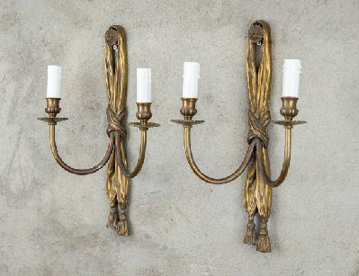 Пара старинных бра