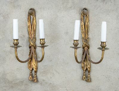 Пара старинных бра