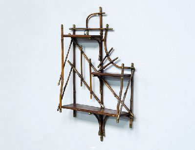 Антикварная бамбуковая полочка