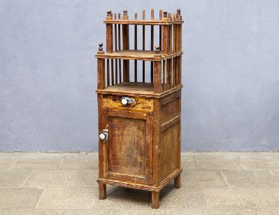 Старинная тумба с этажеркой