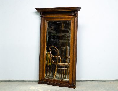 Антикварное зеркало с головами, 19 век