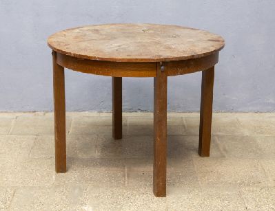 Старинный круглый обеденный стол, ГДР