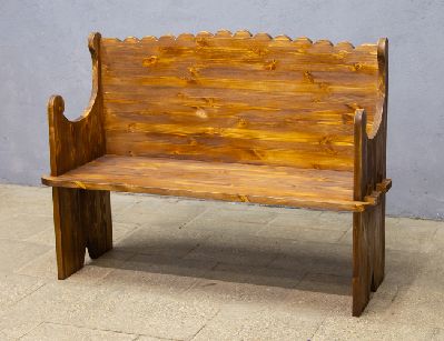 Лавка со спинкой