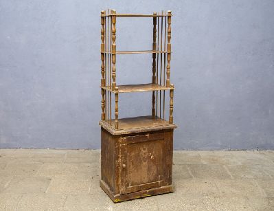 Старинная этажерка с тумбой