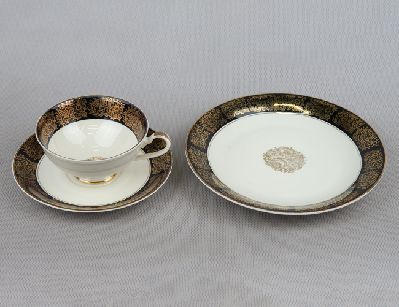 Чайная пара с десертной тарелкой, Schlottenhof