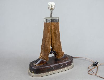 Крафтовое основание для настольной лампы