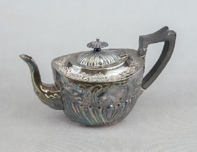 Старинный посеребренный чайник, Jоnаthаn Вell