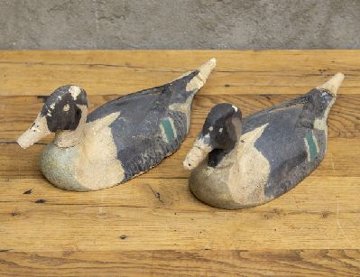 Винтажные охотничьи подсадные утки