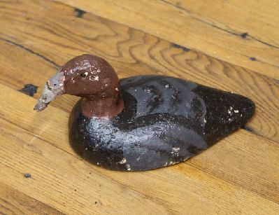 Винтажная охотничья подсадная утка