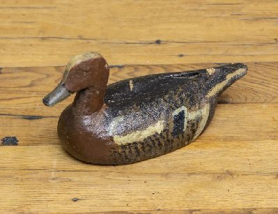 Винтажная охотничья подсадная утка
