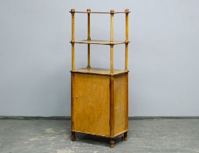 Старинная этажерка с тумбой