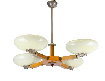 Винтажная люстра в стиле ар-деко