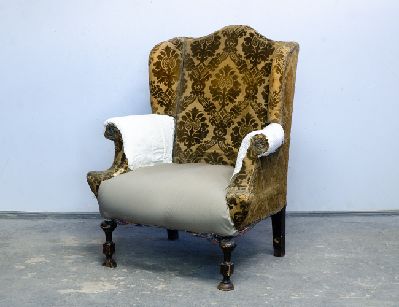 Антикварное кресло бержер 19 века