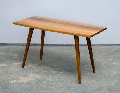 Винтажный ореховый журнальный столик, Tatra