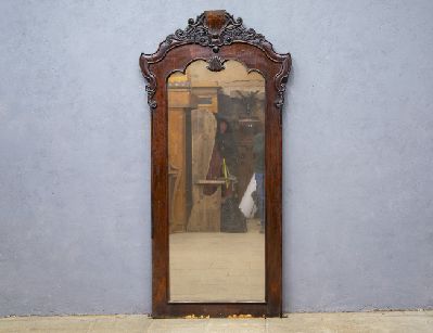 Антикварное ростовое зеркало 19 века