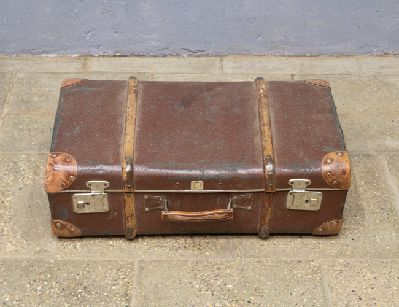 Старинный дорожный чемодан ГДР