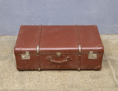 Старинный дорожный чемодан ГДР
