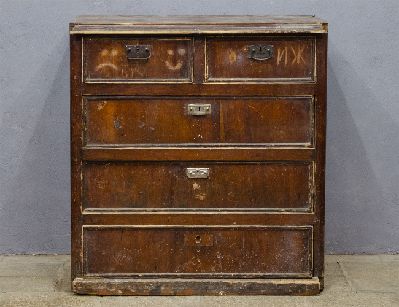 Антикварный ореховый комод