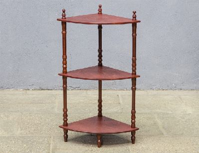 Старинная угловая этажерка