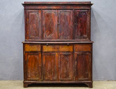 Антикварный буфет красного дерева, ампир