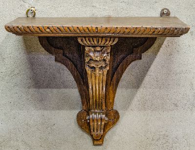 Антикварная навесная консоль / полка