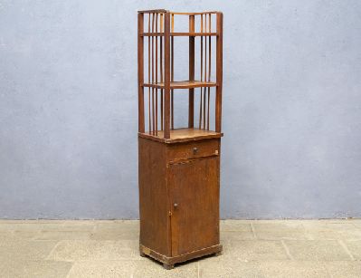 Старинная этажерка с тумбой