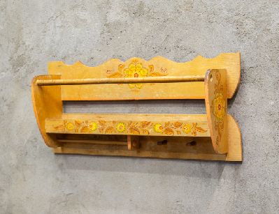 Вешалка для полотенец с росписью