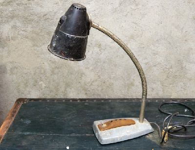 Винтажная настольная рабочая лампа