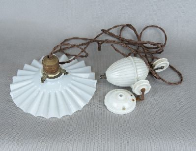 Старинный подвесной светильник с противовесом