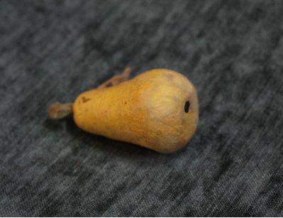 Старинная елочная игрушка груша