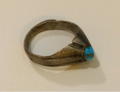 Афганское кольцо с бирюзой (Пуштуны)