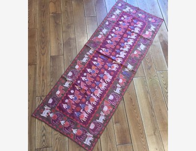 Индийское текстильное панно 150x55