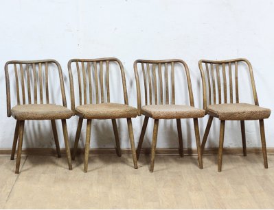 Винтажные чехословацкие стулья Ton