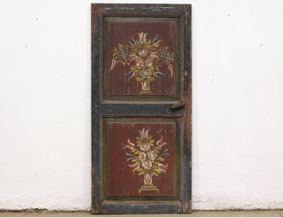 Старинная расписная дверь (двусторонняя)