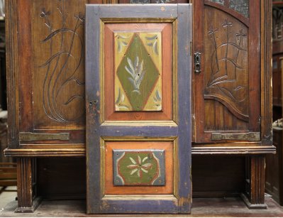 Старинная расписная дверка